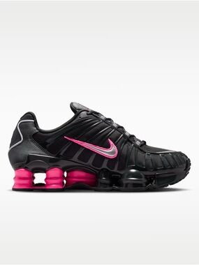 New Nike Shox TL Sneaker Black Pink Women's Sz 11